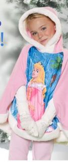 Disney Tinker Bell Fleece Hoodie Poncho 10 12 Girl Gift