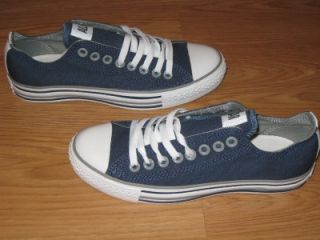 new converse all star ox navy blue white grey kids 5