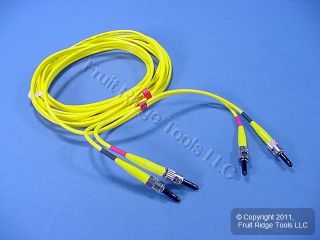 2M Leviton Fiber Optic Patch Cable Cord St St PC SM PCDST S02