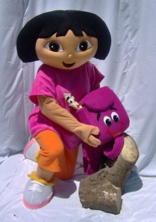 Dora Mascot Costume Adult Size Fancy Party Dress
