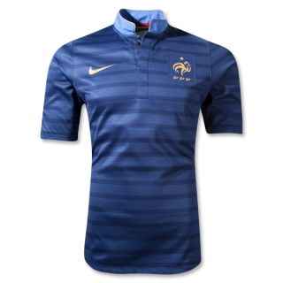 Nike France Home Soccer Jersey 2012 2013 Euro 2012 Blue