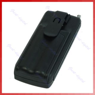 Portable Mini Belt Clip Auto Scan FM Radio Receiver with Flashlight
