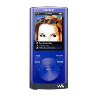 Sony Walkman NWZ E354 Blue 8 GB Digital Media Player iTunes Movies