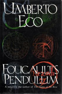 Foucaults Pendulum by Umberto Eco 1989 Hardcover 0151327653