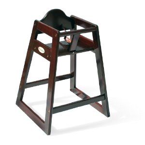 Foundations 4501859 Baby Infant Hardwood High Chair, Antique Cherry