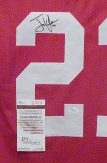 Frank Gore Autographed Signed San Francisco 49ers Red Size XL Mesh