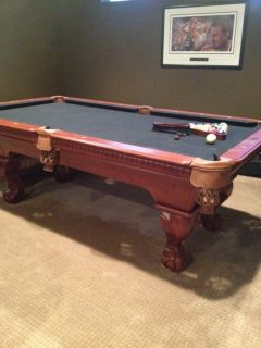 Mint Condition 7 ft Cannon Georgian Pool Table