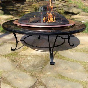  Wood Burning Fire Pit Grill, Spark Screen Protector, Cover, Grate