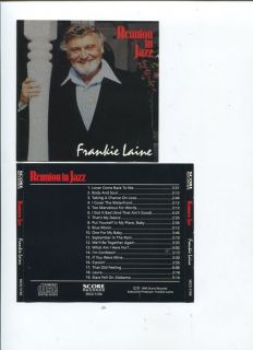 Frankie Laine Reunion In Jazz Audio Music CD OOP RARE V3