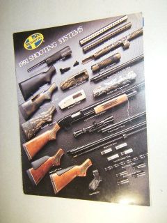 1992 Mossberg Arms Firearms Gun Catalog SHOOTING SYSTEMS 410 LASER