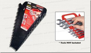 new ernst mfg 5089 black gripper tool organizer holds 15 wrench look