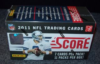 BOXES 2011 SCORE NFL FOOTBALL + NEWTON, DALTON & MORE SEALED