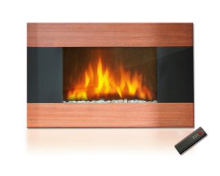 GTC Wall Mounted Electric Fireplace firebox Control Remote Heater I510