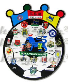 Premier League 2013 Teams Logo 21 pins emblem metal badges set