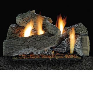 Wildwood Vent Free Propane Natural Gas Ventless Fireplace Logs Remote