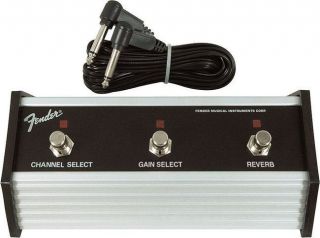 FENDER 3 BUTTON FOOTSWITCH ROC PRO PERFORMER 1000 SUPER AMPS 099 4064