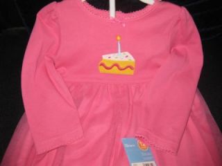 carter s 1st birthday cake pink dress 12 months new