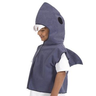 Boys Girls Kids Shark Jaws Fish Fancy Dress Costume