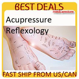 Acupressure FOOT Model Reflexology & Guide Acupuncture
