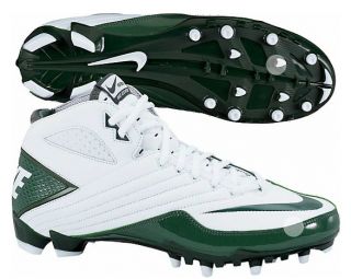 Nike Air Super Speed TD 3 4 Mid Football Cleats Shoes Green White Many