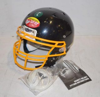 Schutt Recruit Hybrid Youth Size Large Football Helmet Black/Yellow