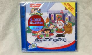 Fisher Price Little People 2 Disc Christmas Sing Along CD Plus Bonus
