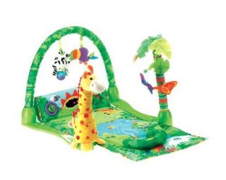 Fisher Price Rainforest 1 2 3 Baby Musical Gym w/ mobile NEW