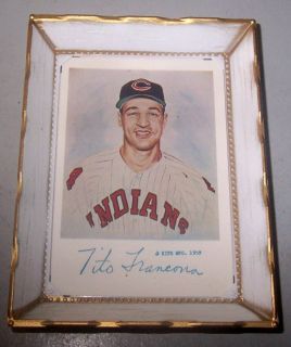 1959 Cleveland Indians Tito Francona Kits Mfg Frame