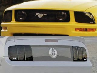 Ford Mustang GT GTS Smoke Acrylic Headlight Fog Light Taillight Covers