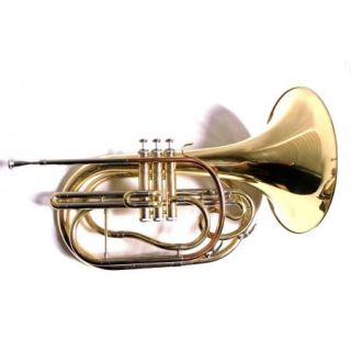 Brand New Marching French Horn with Case and Mouth Piece