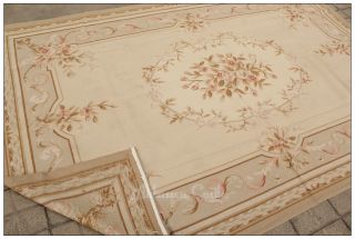 6x9 French Pastel Style Aubusson Area Rug Free SHIP Country Home Decor
