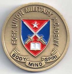Fort Union Military Academy Virginia Enameled Medal L K