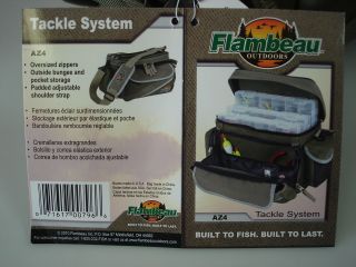 Flambeau AZ4 Tackle Bag System 11 5x7 75x7 5 6106TB New
