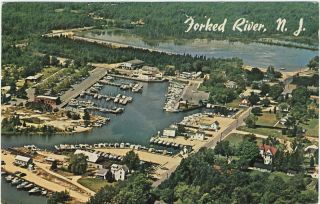 An Aerial View of The Yacht Basin Forked River NJ