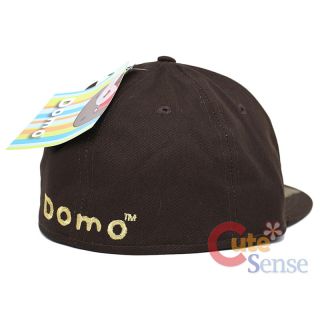 Domo Kun Flat Bill Cap Adjustable Hat Hip Hop Domo w Nerd Glasses