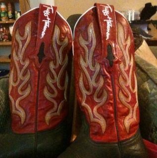 New With Box Lucchese Resistol Ranch Tuff Hedeman Boots Size 7 5 B