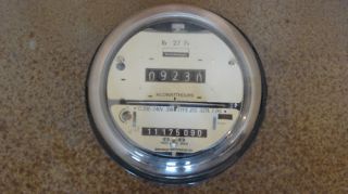 Schlumberger Watthour Watt Hour Electical Power Meters