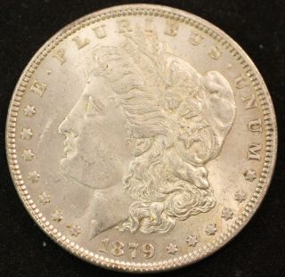 1879 Morgan Silver Dollar EF AU