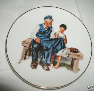 The Lighthouse Keepers Daughter Norman Rockwell Plate