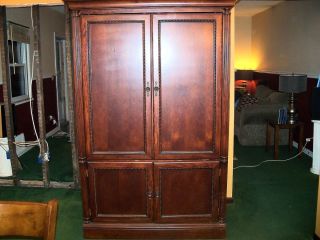  Heritage Collection Double Door TV Cabinet Media Storage Armoire Hutch
