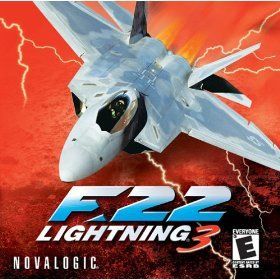 F22 Lightning 3 F 22 Flight Sim Game Works with Windows Vista XP 7
