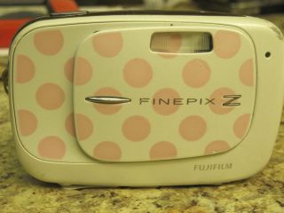  White Pink Fujifilm Camera Z37 as Is