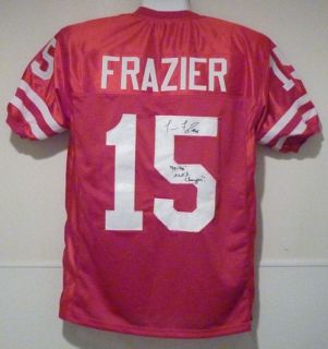 Tommie Frazier Autographed Signed Nebraska Cornhuskers Red Size XL