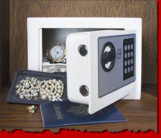  Key Cash Jewelry Vault Personal Home Floor Wall Box Safe