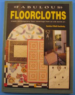 Fabulous Floorcloths Painted Stamped Canvas Home Fashion Pattern