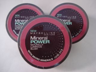  Maybelline Mineral Power Luminous Blush Fresh Plum 041554022742