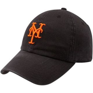  York Giants Black Throwback Cooperstown Franchise Fitted Hat
