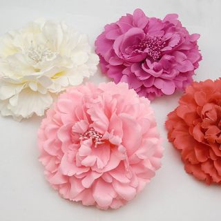 Pick Blooming Hair Flower Clip Brooch Wedding Party Prom Bridal Baby