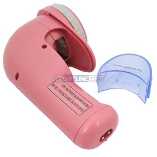 Portable Electric Lint Fabric Remover Sweater Clothes Shaver Pink