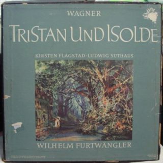 FURTWANGLER wagner tristan und isolde 5 LP VG+ ANGEL 3588 E 1st Press